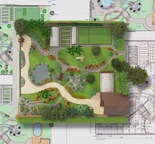 Landscape Design Drawing